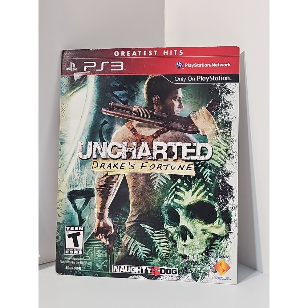 Uncharted: Drake's Fortune -- Greatest Hits Edition (Sony PlayStation 3, 2009)